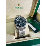 Reloj Rolex Para Caballero Submariner Plata Con Negro