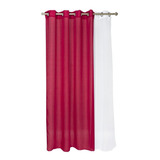 Set Cortinas Corcovado 140x220 Cm - Rojo