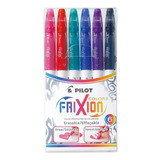 Marcador Borrable Frixion Colors Pilot 6 Und