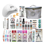 Mega Kit Profesional Uñas Acrílicas + Lampara 36 W Mc Nails 