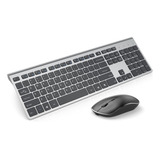 Ratón Con Teclado Inalámbrico Recargable-j Joyaccess 2.4g Y