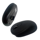 Mouse Ergonômico Multilaser Emborrachado Preto S Fio 1200dpi