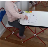 Silla Y Mesa Plegable Para Niños. 