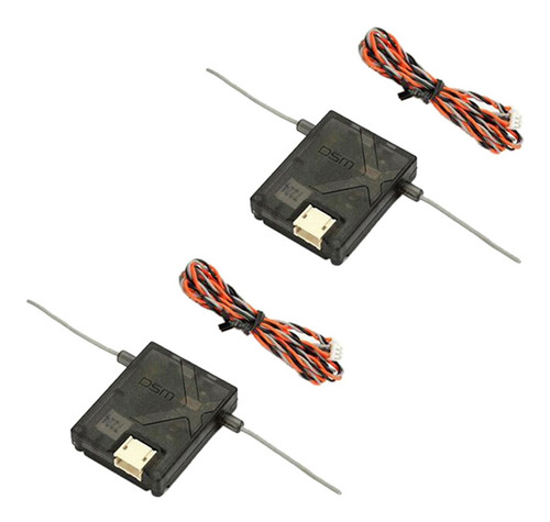 2x Receptor De Satélite Dsmx Para Ar6210 Ar8000 Ar9020 Ar121