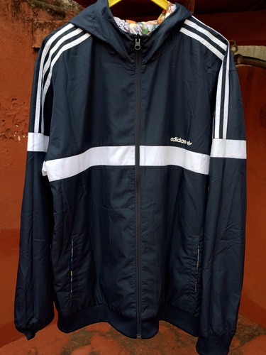 Campera adidas Originals Rompeviento Reversible Talle Xl 