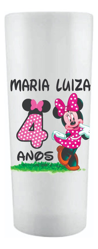 30 Copo Personalizado Long Drink Lembrancinha Infantil 350ml