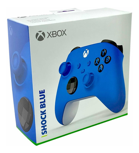 Controle Sem Fio Xbox One Series X | S Azul Shock Blue C/ Nf