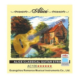 Encordado Para Guitarra Clasica/criolla Alice A106n