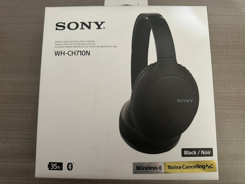 Audífonos Inalámbricos Sony Wh-ch710n Negro Noise Cancell