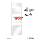Toallero Fondital Aluminio Blanco 1160x450 Calefacción + Kit