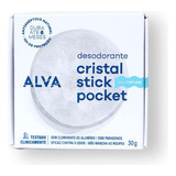 Desodorante Cristal Pocket Alva 30g