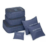 Set X5 Bolsa Viaje Organizador Viajero Ropa Accesorios 