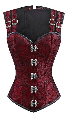 Gótico Steampunk Steampunk Steampunk Cincher Corsé B