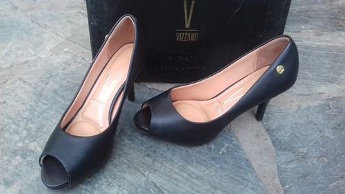 Zapatos Stilettos Vizzano Boca De Pez Talle 35 