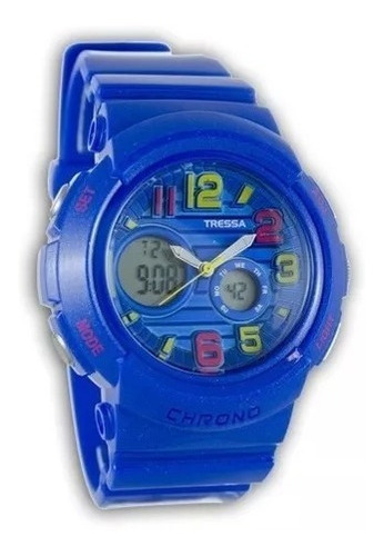 Reloj Mujer Tressa Lennon Azul Luz Crono 100m Watchcenter