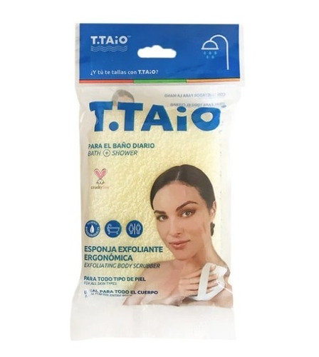 Esponja Ergonómica Exfoliante Corporal Para Baño T.taio