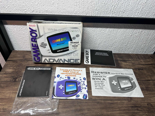 Caja Gameboy Advance Original Blanco (no Incluye Consola)