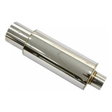 Escape Alto Flujo Muffler Acero Inox Punta Ionizada 2.25-4  