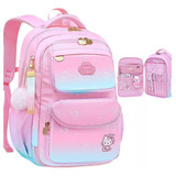 Mochila De Dibujos Animados De Moda Infantil De Hello Kitty