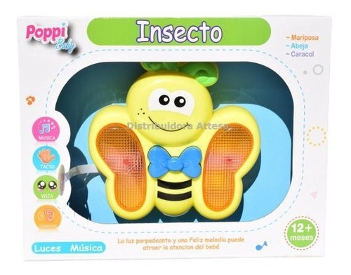 Insecto Musical Con Luz Y Sonido Forma De Insecto Poppi Baby