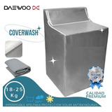 Cubre  Lavadora Con Panel Afelpada Impermeable Ge 18-25kg