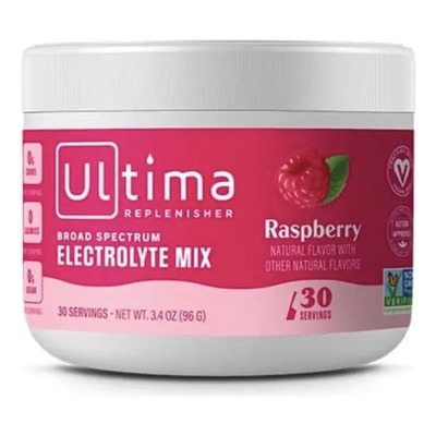Ultima Replenisher Electrolitos Y Minerales Frambuesa 96g | Envío gratis