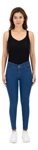 Pantalón Britos Jeans Mujer Skinny Azul 019434