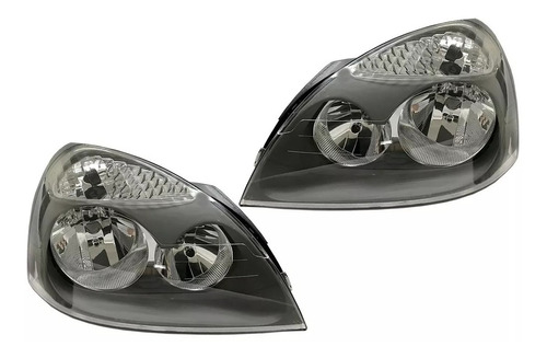 Faros Delanteros Renault Clio Symbol 2004/2009 Gris Suply  Foto 3