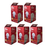 Kit 5 Lampada Led 12w Amarela 3000k Iluminação Residencial