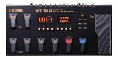 Pedalera Boss Gt100 Procesador De Efectos Amps 