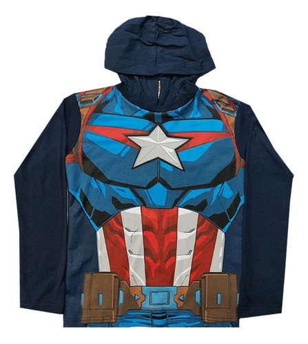 Playera Para Niño Diferentes Diseños De Capitan America