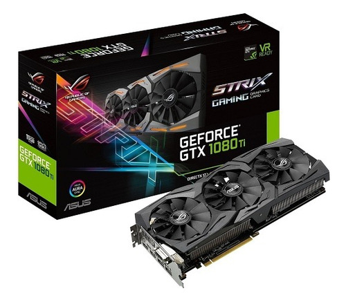 Tarjeta De Video Asus Rog-strix-gtx1080ti-11g-gaming