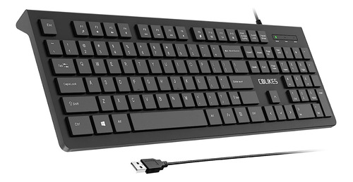 Teclado Colikes, Negro/usb/resistente Al Agua