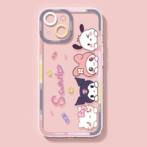 Funda Pokémon Pachacc Kuromi Para iPhone 15 14 11 Pro Max 13