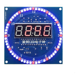 Kit Reloj Rotatorio Led Para Ensamblar Ds1302 Alarma Tempera