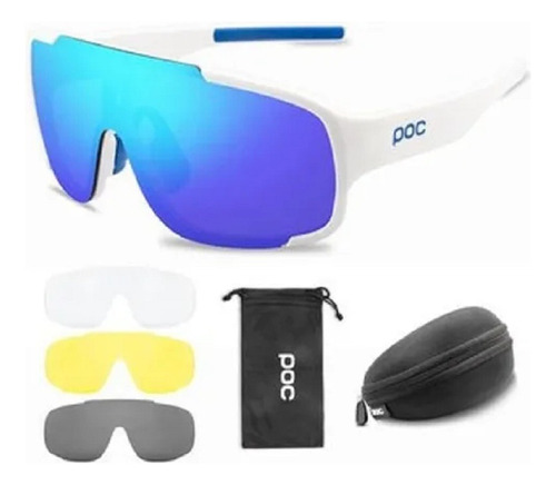 Gafas De Ciclismo Lentes Intercambiables Estuche