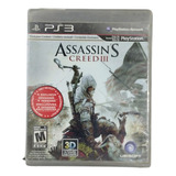 Assassin Creed 3 Juego Original Ps3 