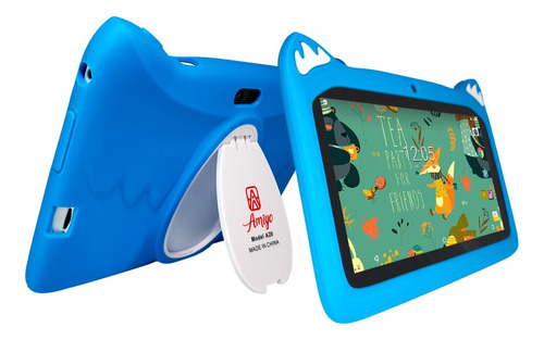 Tablet Infantil A20 De Zorro 4gb Ram 64gb Almacenamiento Color Azul