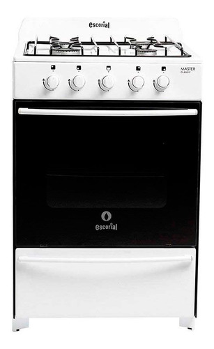 Cocina Escorial Master Classic 56 Cm Blanca Gas Envasado