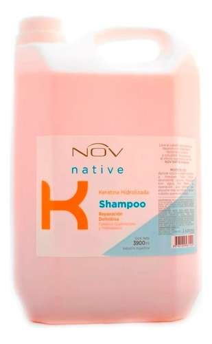 Shampoo Keratina Hidrolizada X 3900ml Nov