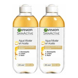 2 Agua Micelar Con Aceite De Argán Garnier Skin Active