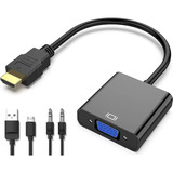 You Er Mei Adaptador Hdmi A Vga Con Audio De 3.5mm Y Micro