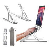 Base Soporte Laptop Aluminio Portátil Ajustable Plegable 