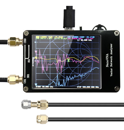 Analisador Mf Analyzer Touching Vhf Hf Digital Display Anten