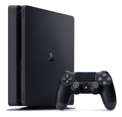 Playstation 4 Slim 500gb Negro + 1 Joystick + 6 Juegos