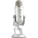 Micrófono Usb Blue Yeti, Plateado (renovado)