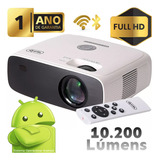 Projetor Led Android Full Hd 10200lumens Wifi Bluetooth Hdmi