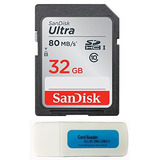 Sandisk 32gb Sd Tarjeta De Memoria Ultra Sdhc Para Canon Pow