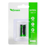 100x Bateria Pilha 3v Cr123a Photo - Original Green