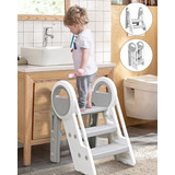 Taburete Plegable De 3 Escalones Para Baño Y Cocina